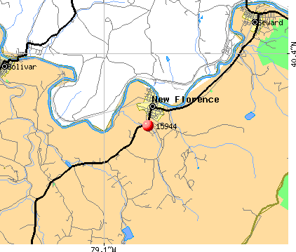 New Florence, PA (15944) map