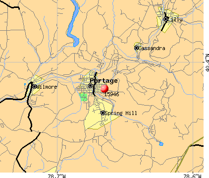 Spring Hill, PA (15946) map