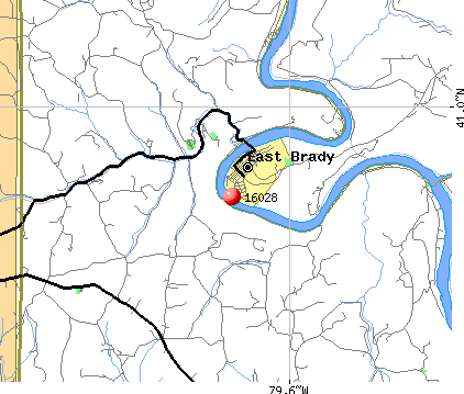 East Brady, PA (16028) map