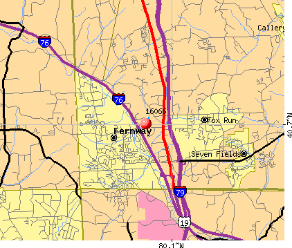 Fox Run, PA (16066) map