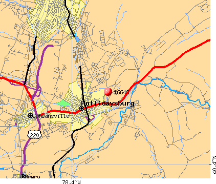 Hollidaysburg, PA (16648) map