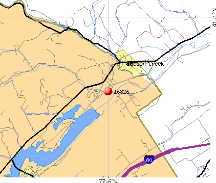Blanchard, PA (16826) map