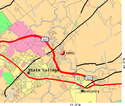 Lemont, PA (16851) map