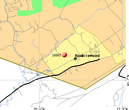 Ramblewood, PA (16865) map