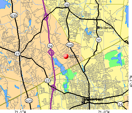 Avon, MA (02322) map
