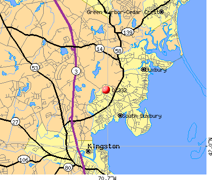 Duxbury, MA (02332) map