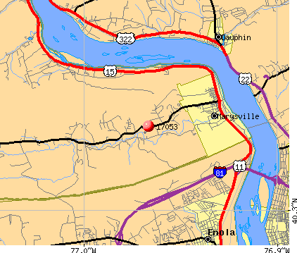 Marysville, PA (17053) map
