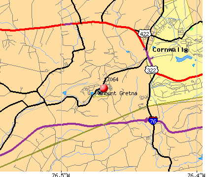 Mount Gretna Heights, PA (17064) map