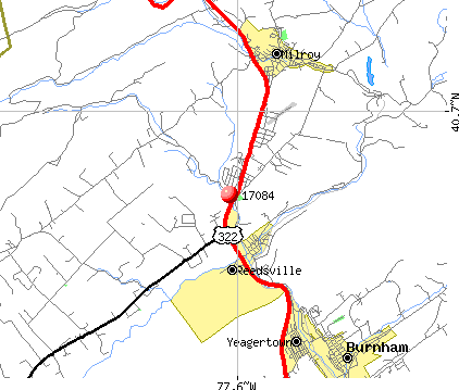Reedsville, PA (17084) map