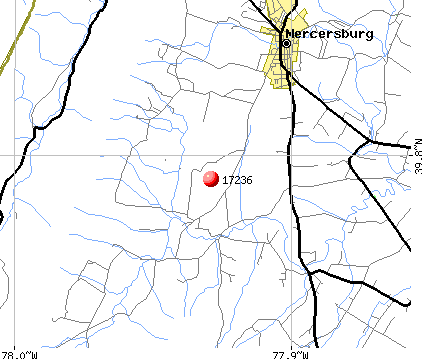 Mercersburg, PA (17236) map