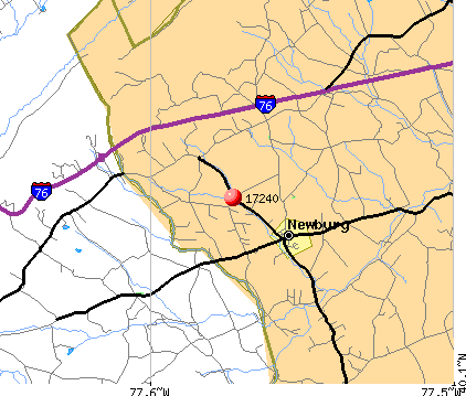 Newburg, PA (17240) map