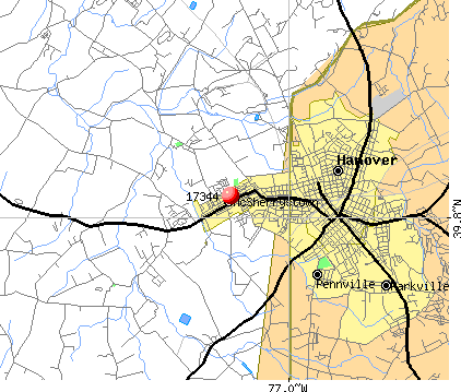 McSherrystown, PA (17344) map