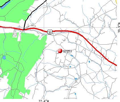 Orrtanna, PA (17353) map