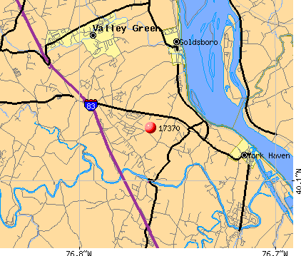 York Haven, PA (17370) map