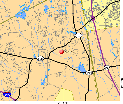 , MA (02375) map