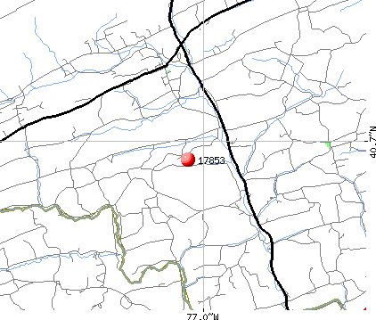Mount Pleasant Mills, PA (17853) map
