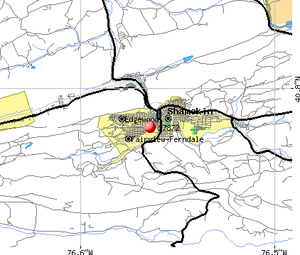 Shamokin, PA (17872) map