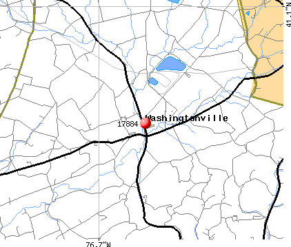 Washingtonville, PA (17884) map