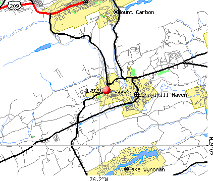 Cressona, PA (17929) map