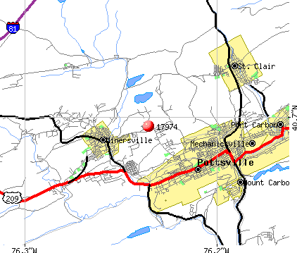 Seltzer, PA (17974) map