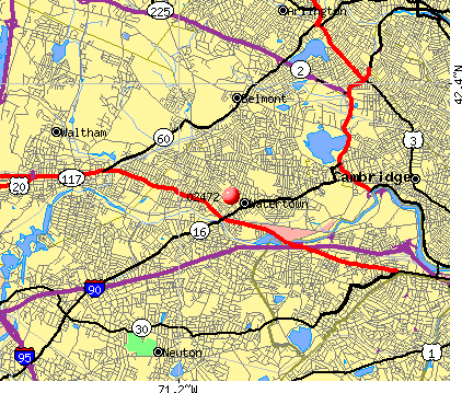 Watertown Zip Code Map