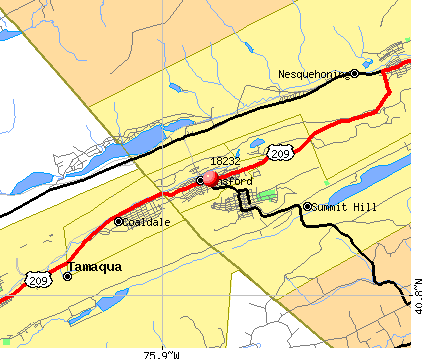 Lansford, PA (18232) map