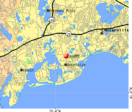 , MA (02655) map