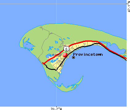 Provincetown, MA (02657) map