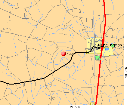 Harrington, DE (19952) map