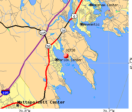Marion Center, MA (02738) map