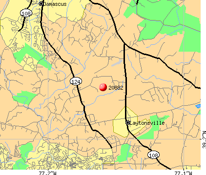 Laytonsville, MD (20882) map