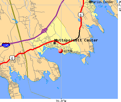 Mattapoisett, MA (02739) map