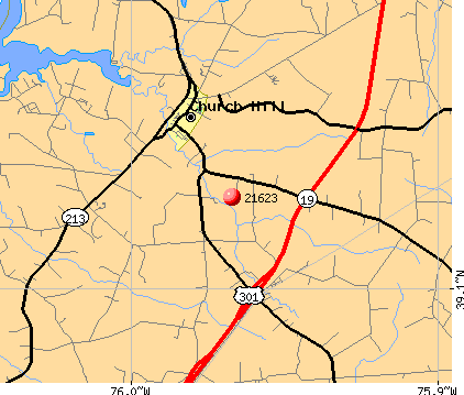 Church Hill, MD (21623) map