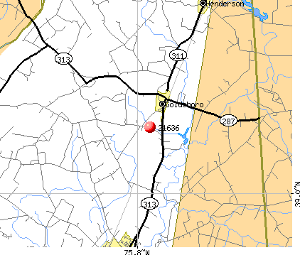 Goldsboro, MD (21636) map