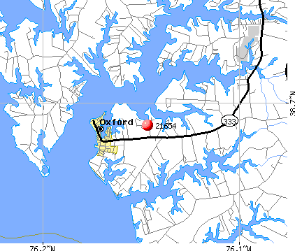 Oxford, MD (21654) map