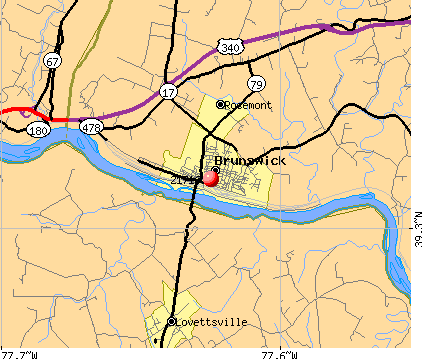 Brunswick, MD (21716) map