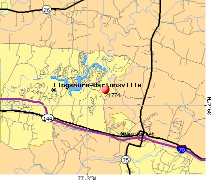 New Market, MD (21774) map
