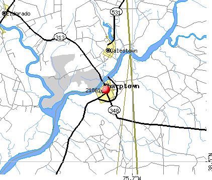 Sharptown, MD (21861) map