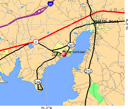 Charlestown, MD (21914) map