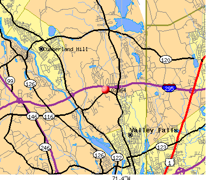 Cumberland, RI (02864) map