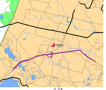 Candia, NH (03034) map