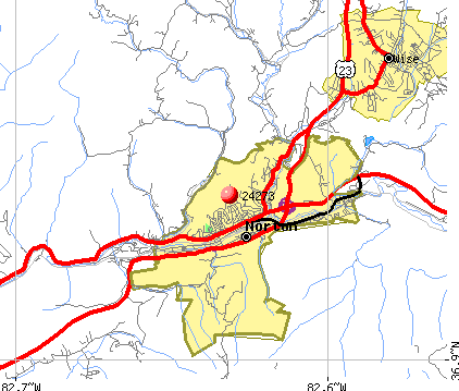 Norton, VA (24273) map