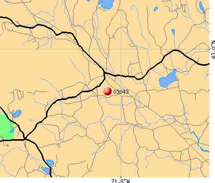 Francestown, NH (03043) map