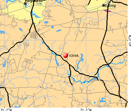 Fremont, NH (03044) map