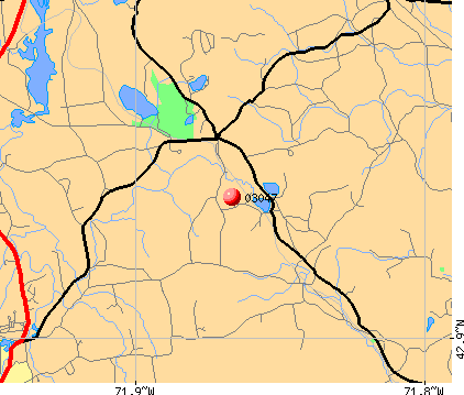 Greenfield, NH (03047) map
