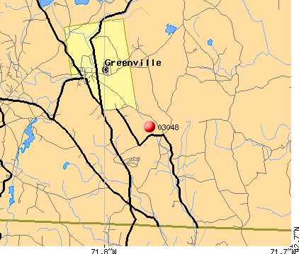 Greenville, NH (03048) map