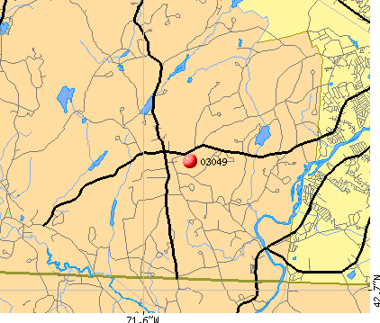 Hollis, NH (03049) map