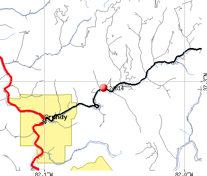 Grundy, VA (24614) map