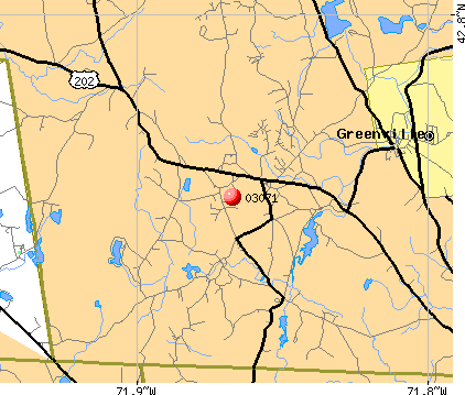 New Ipswich, NH (03071) map