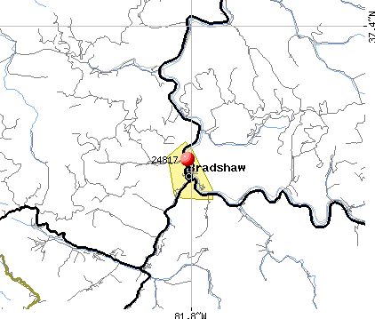 Bradshaw, WV (24817) map